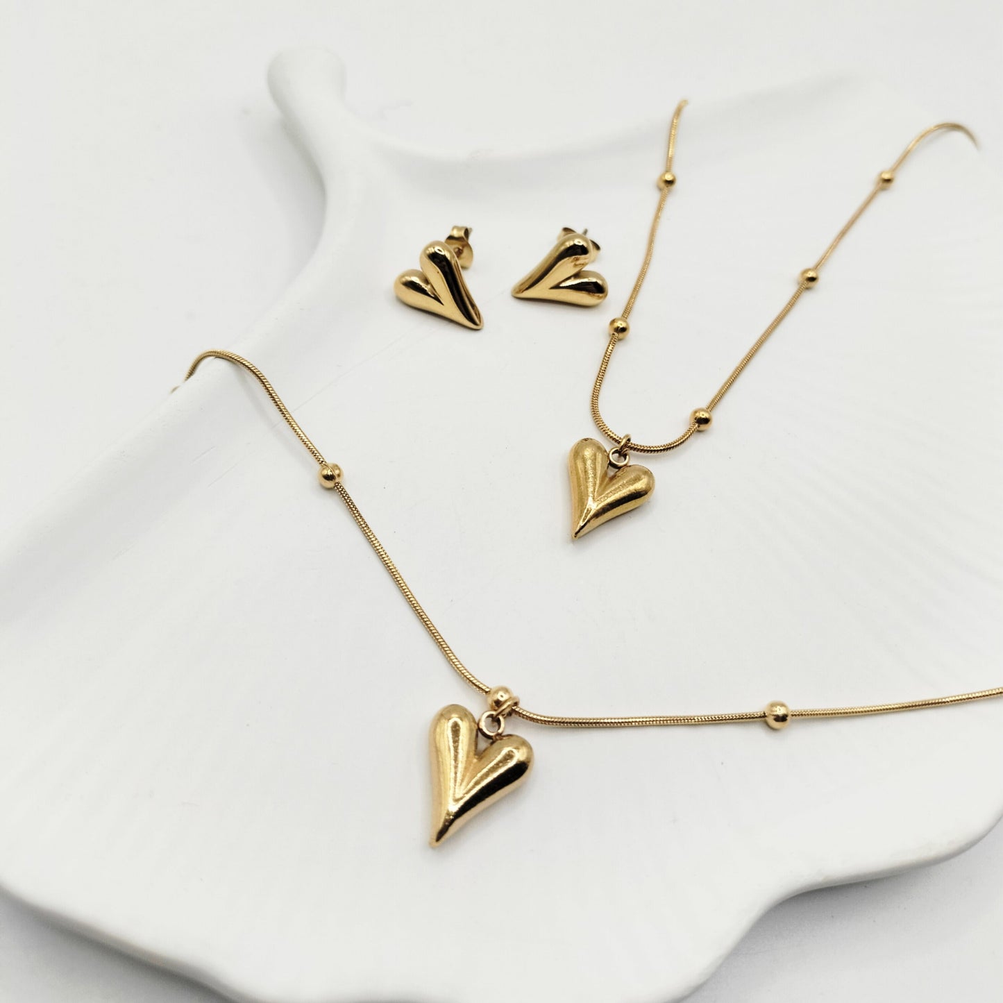 Love Heart Set - Stainless Steel