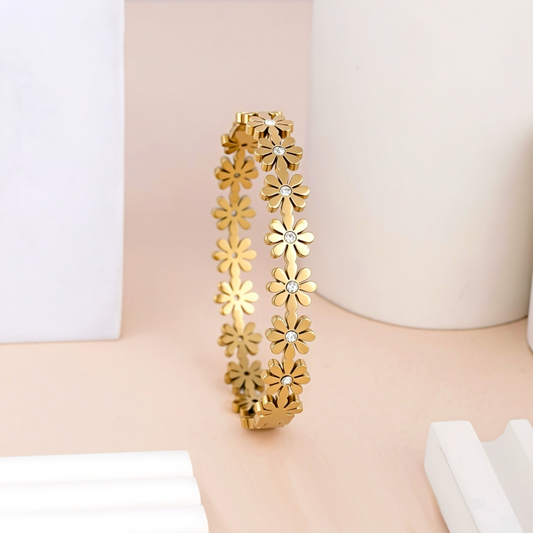 Daisy Flower Bangle