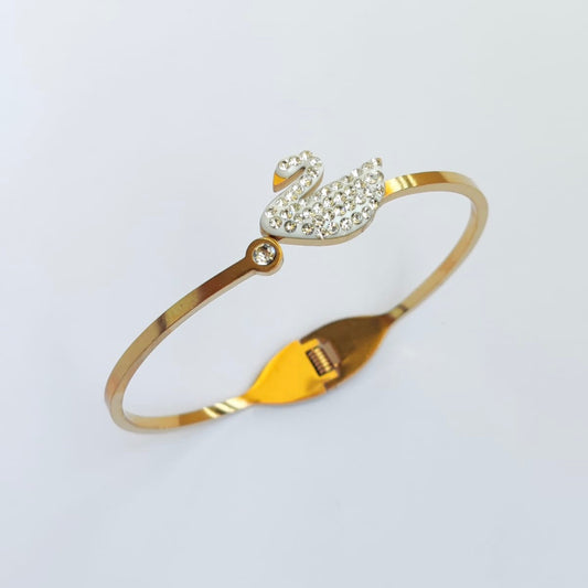 White Swan Bangle