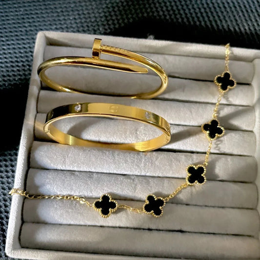3 PIECE SET STAINLESS STEEL