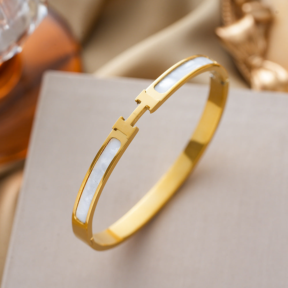 HARMONY STAINLESS STEEL BANGLE