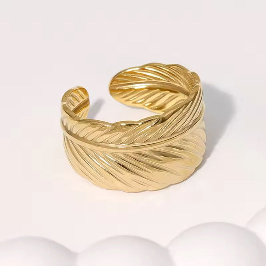 Stainless steel finger Adjustable ring