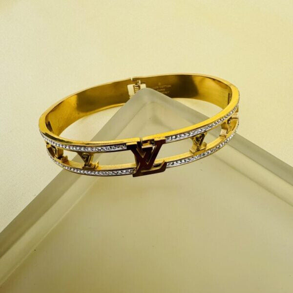 Stainless Steel L.V Bangle