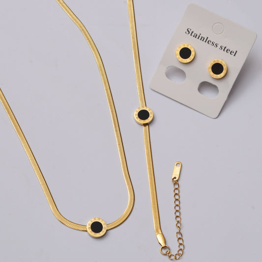 Stainless Steel Circle Of Elegance Set