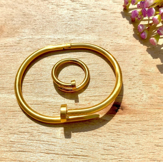 NAIL BANGLE & NAIL RING