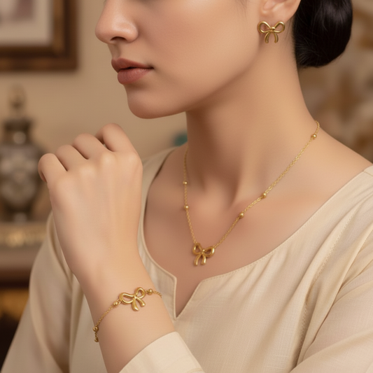 Premium Quality Bow Stainless Steel Set