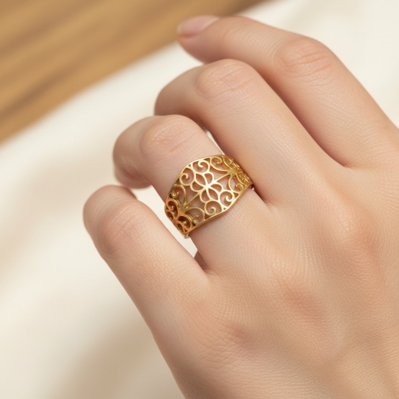 Stainless steel Adjustable Ring