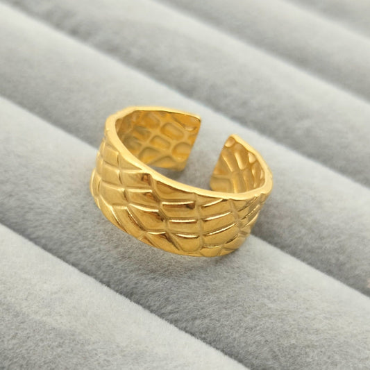 Double Layer Wide Ring