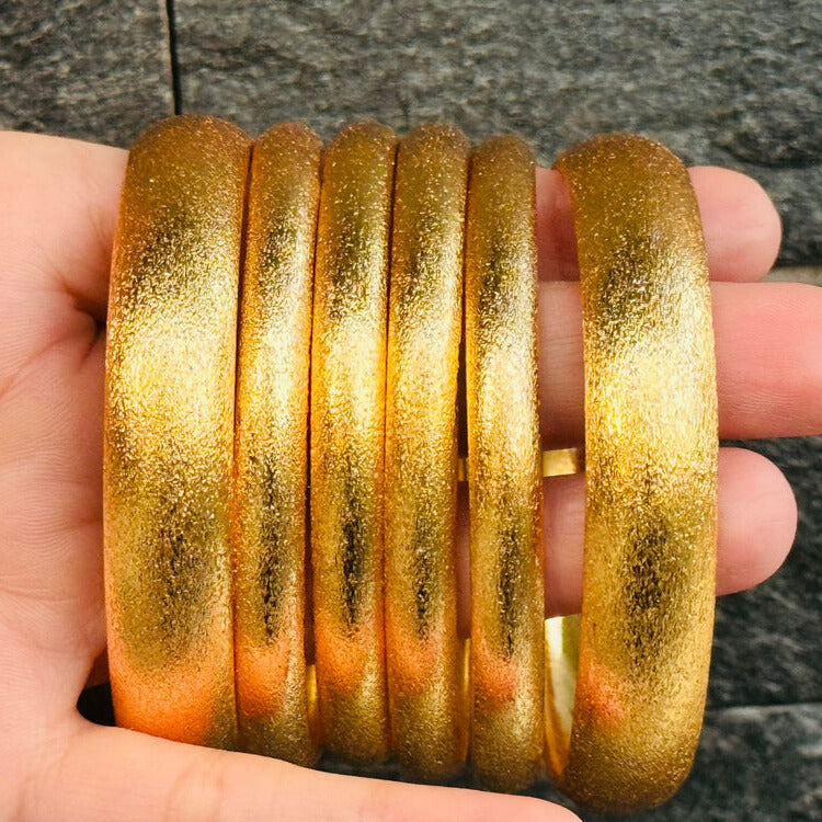 Most Trendy Luminous Design 6pc Bangle Set for Girls/Women