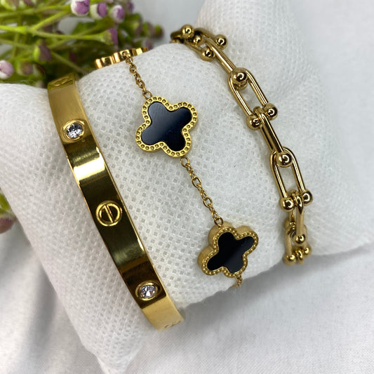 REGAL HARMONY SET ELEGANT BRACELETS & BANGLE