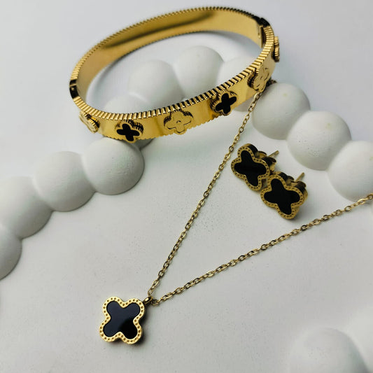 CLOVER SET WITH BANGLE & RING