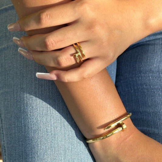 NAIL BANGLE & NAIL RING