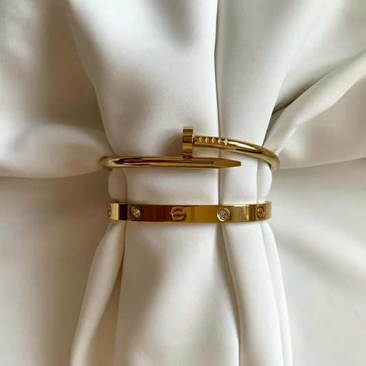 Nail And Love Bangle