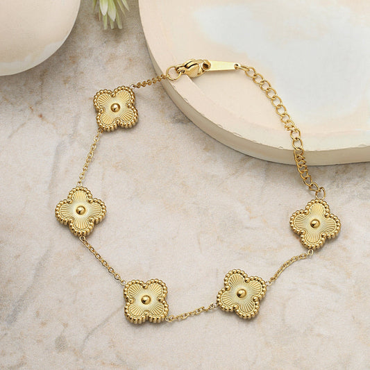 Golden Fleur Bracelet