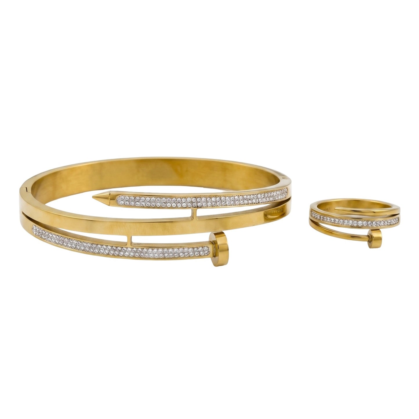 Diamond NAIL BANGLE & RING