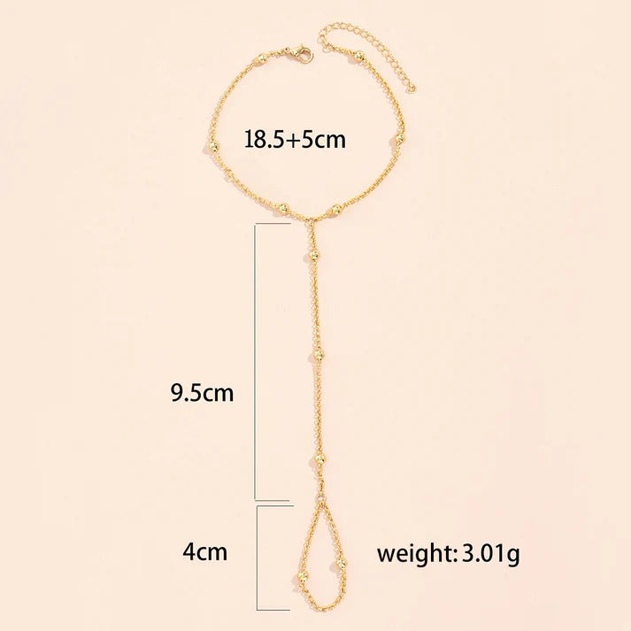 Anja Ring + Bracelet Chain