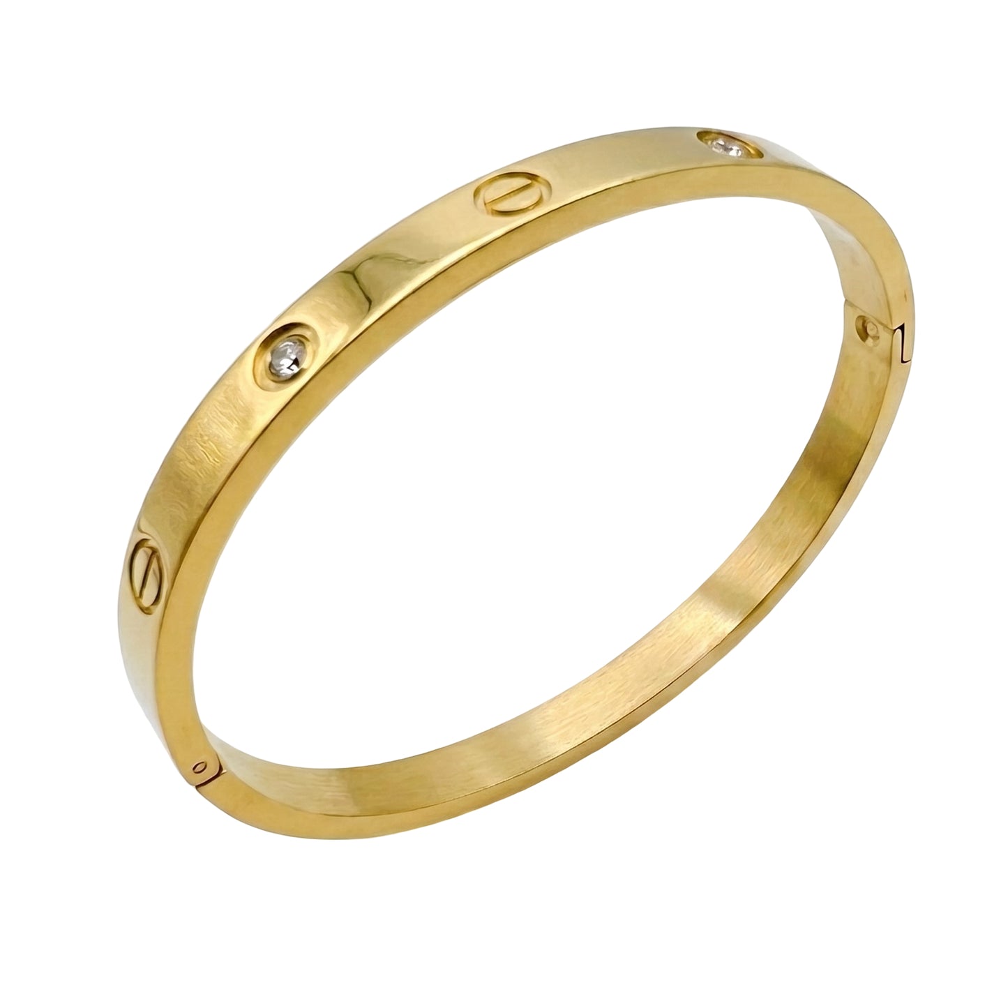 Diamond Love Bracelets And Rings Set