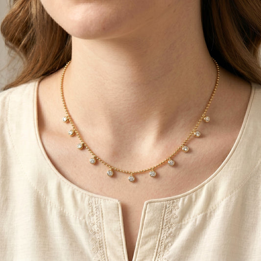 Dewdrop Necklace - Stainless Steel