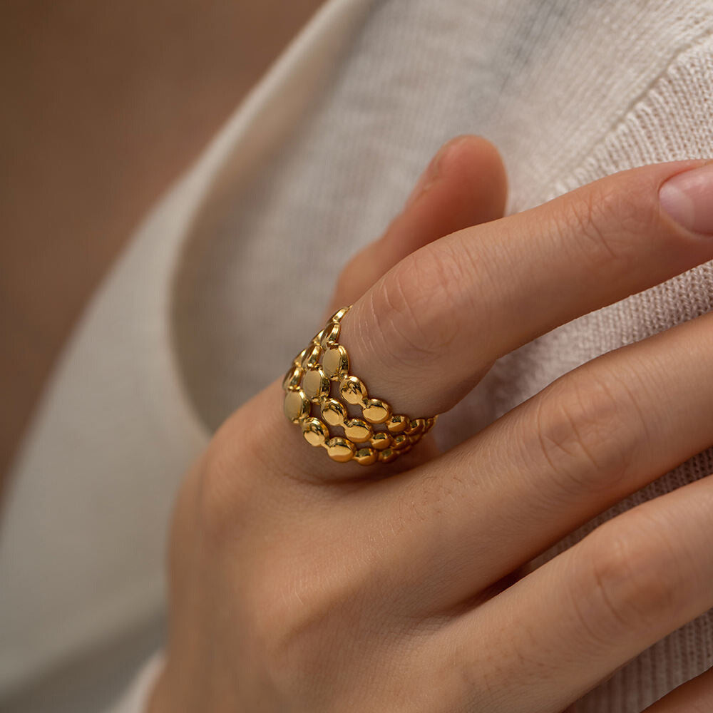 Trio Adjustable Ring