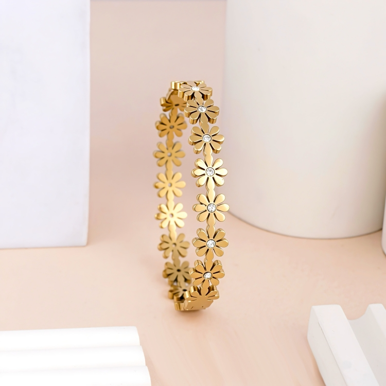 Daisy Flower Bangle