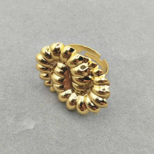 Stainless Steel Ring Gold Color