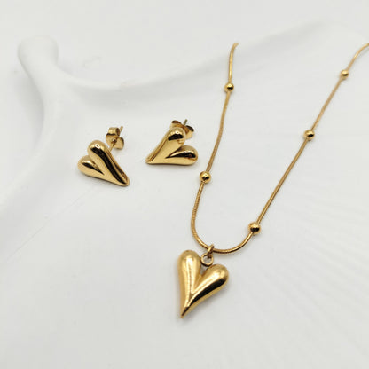 Love Heart Set -  Stainless Steel
