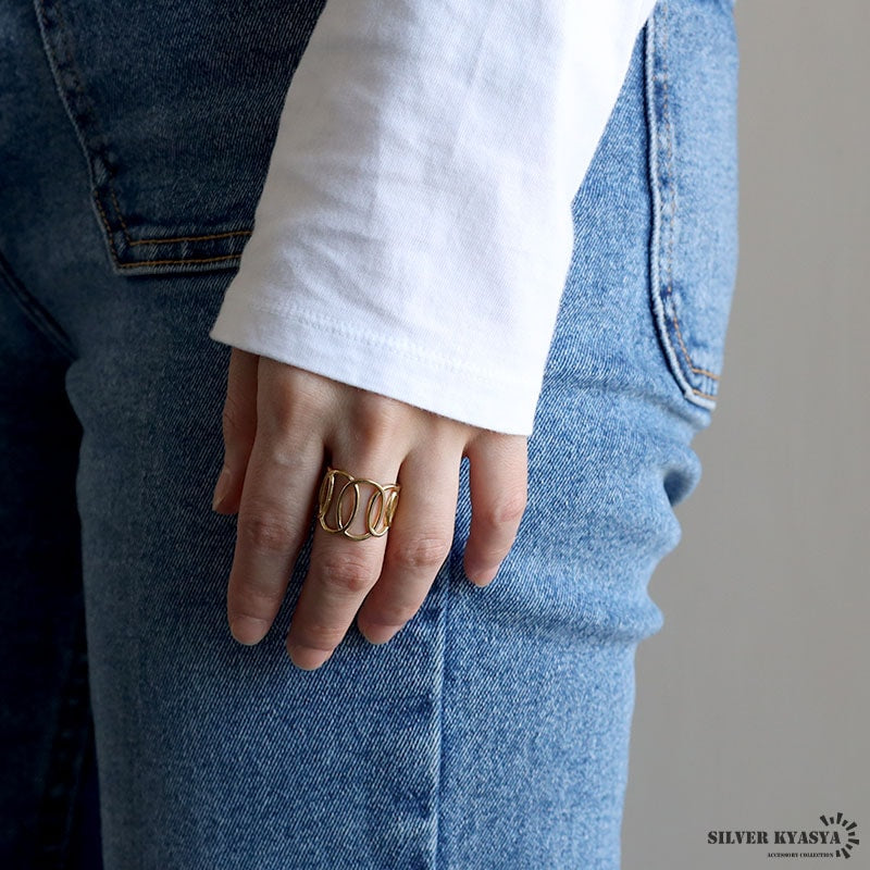Stainless steel Adjustable Ring