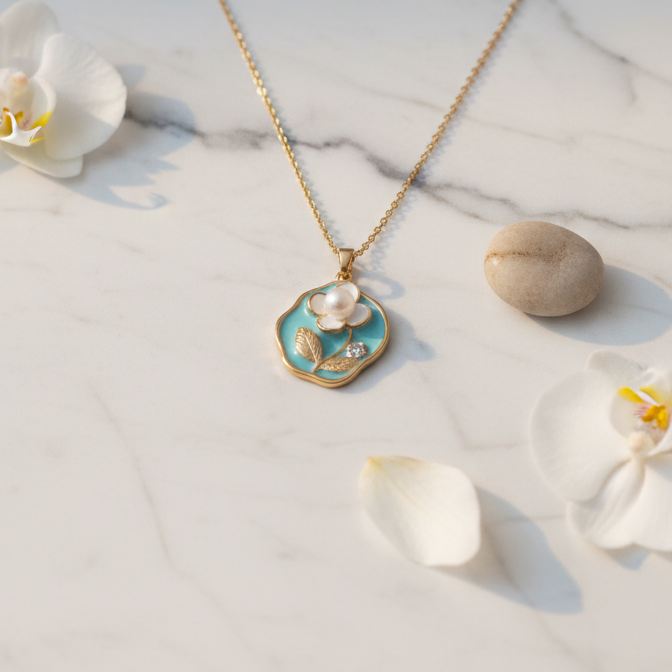 PEARL BLOSSOM NECKLACE