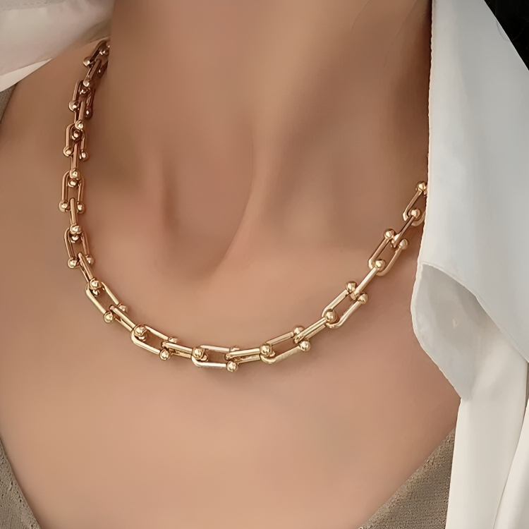 Anne Tiffany Stainless Steel Necklace