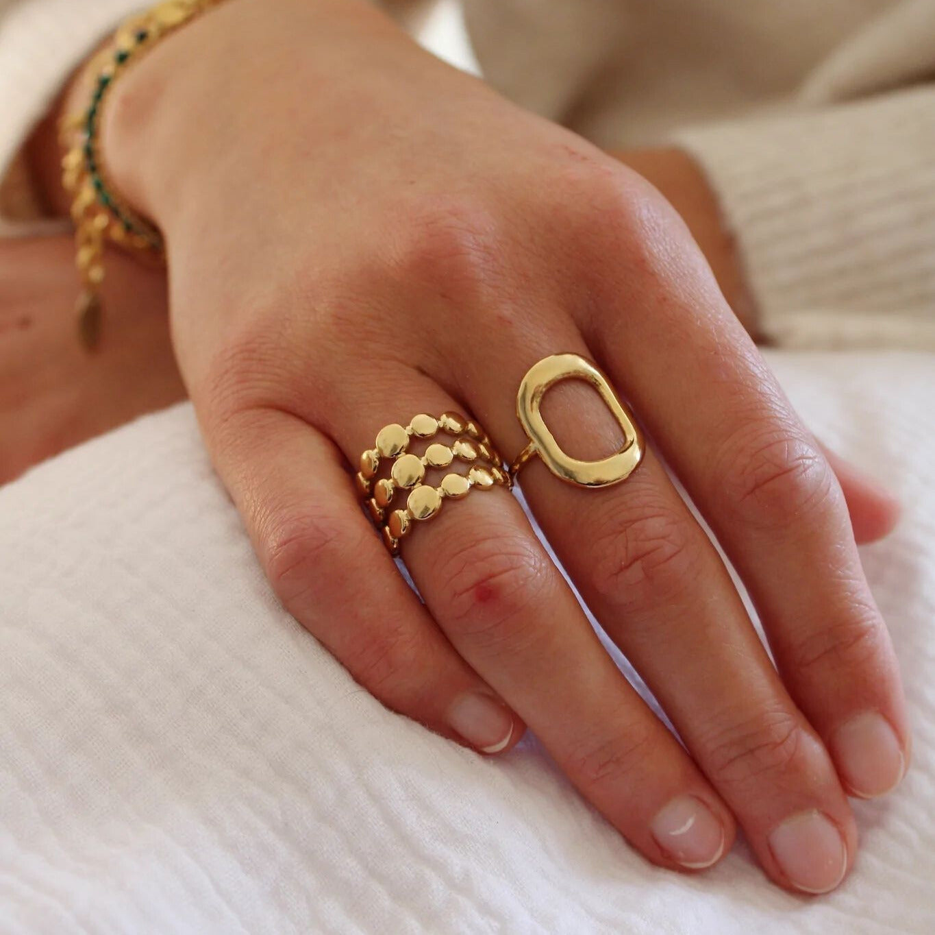 Trio Adjustable Ring