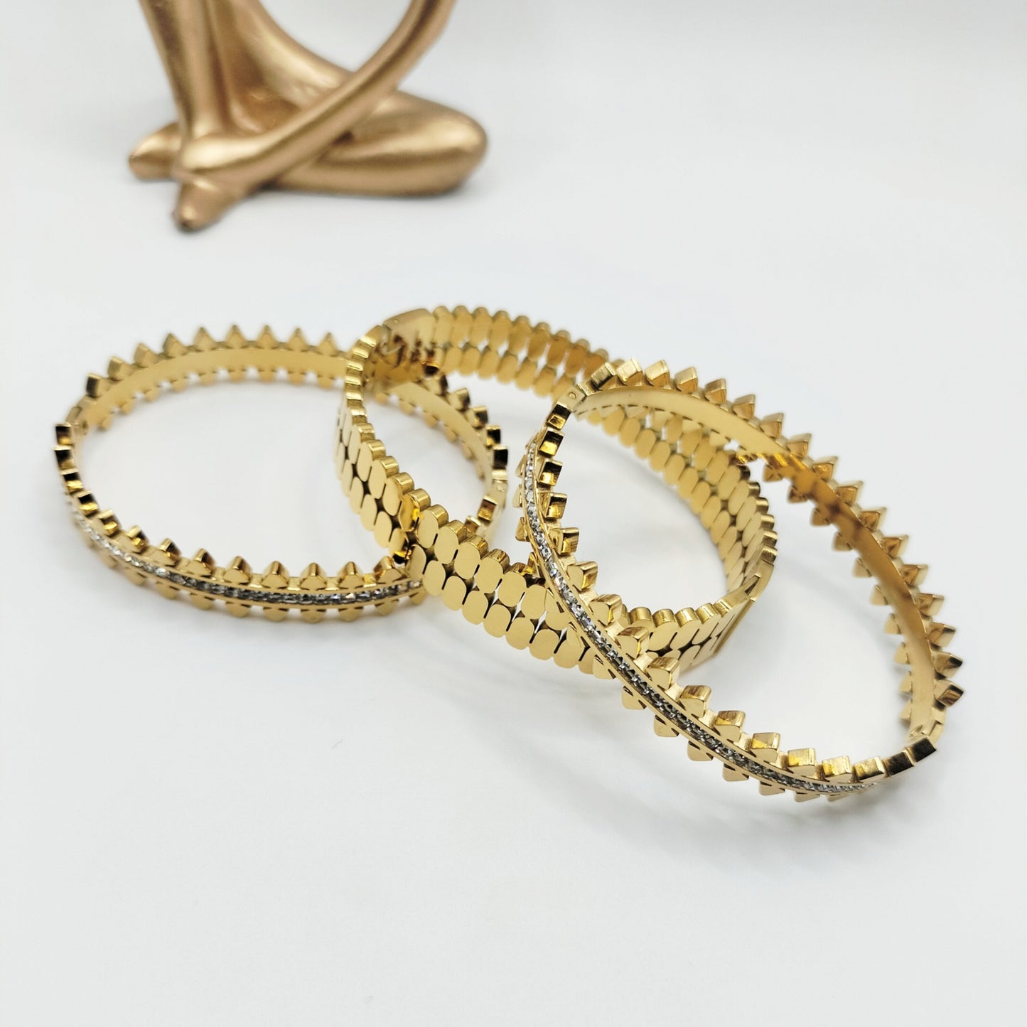 SET OF 3 STAINLESS STEEL PREMIUIM BANGLES