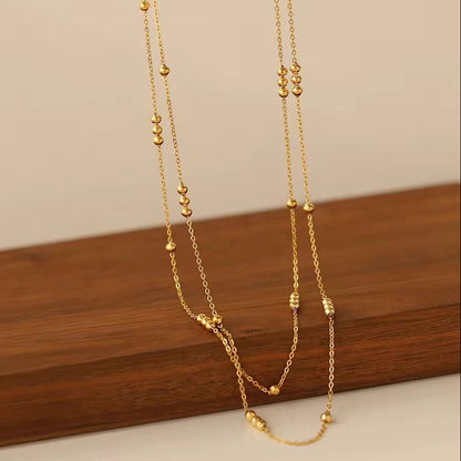 2 ROWS DORIKA BULK NECKLACE