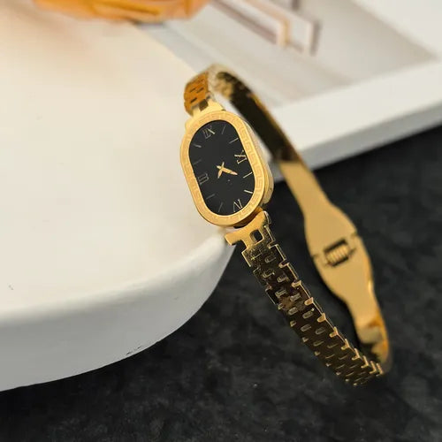 Watch Style Golden Bangle