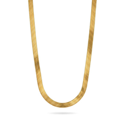 Gold Snake-chain Necklace
