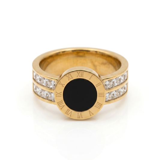 BLACK STONE RING