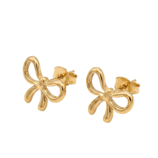 BOW STUD EARRINGS