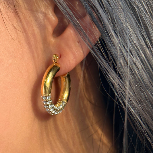 PREMIUM CIRCLE EARRINGS RETRO EXAGGERATED