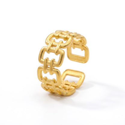 Cuban Link Ring - Adjustable