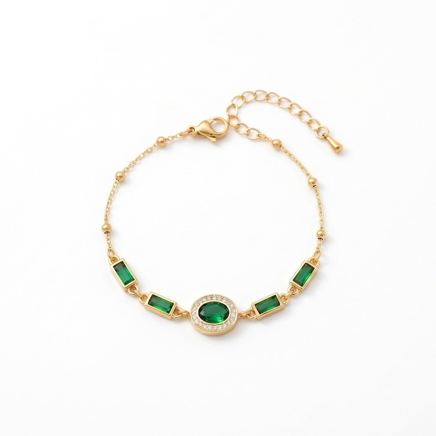 Royal Verdant Charm Bracelet