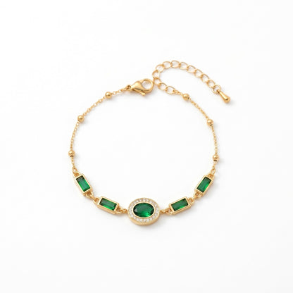 Royal Verdant Charm Bracelet