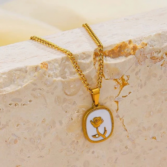 VINTAGE ROSE PENDANT