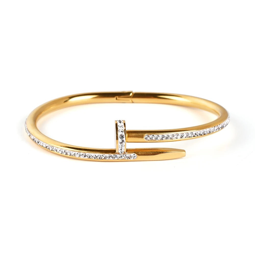 Diamond Nail Bangle