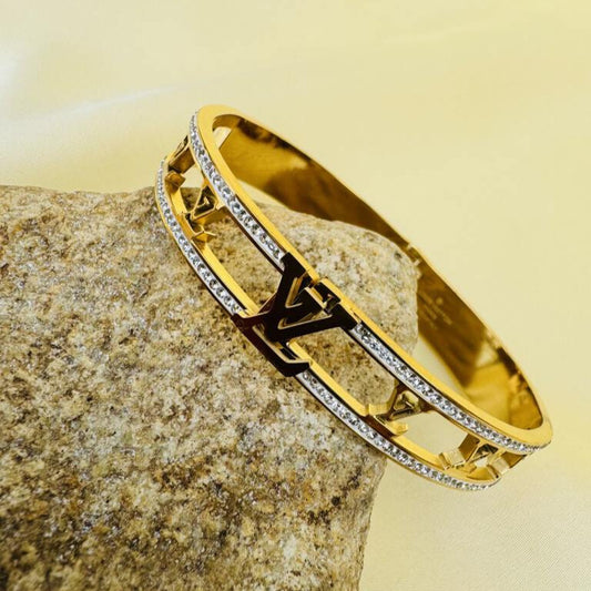 Stainless Steel L.V Bangle