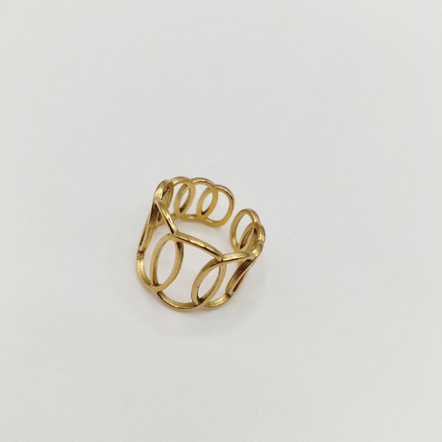 2 WIDE OPEN CUFF BANGLES & RING
