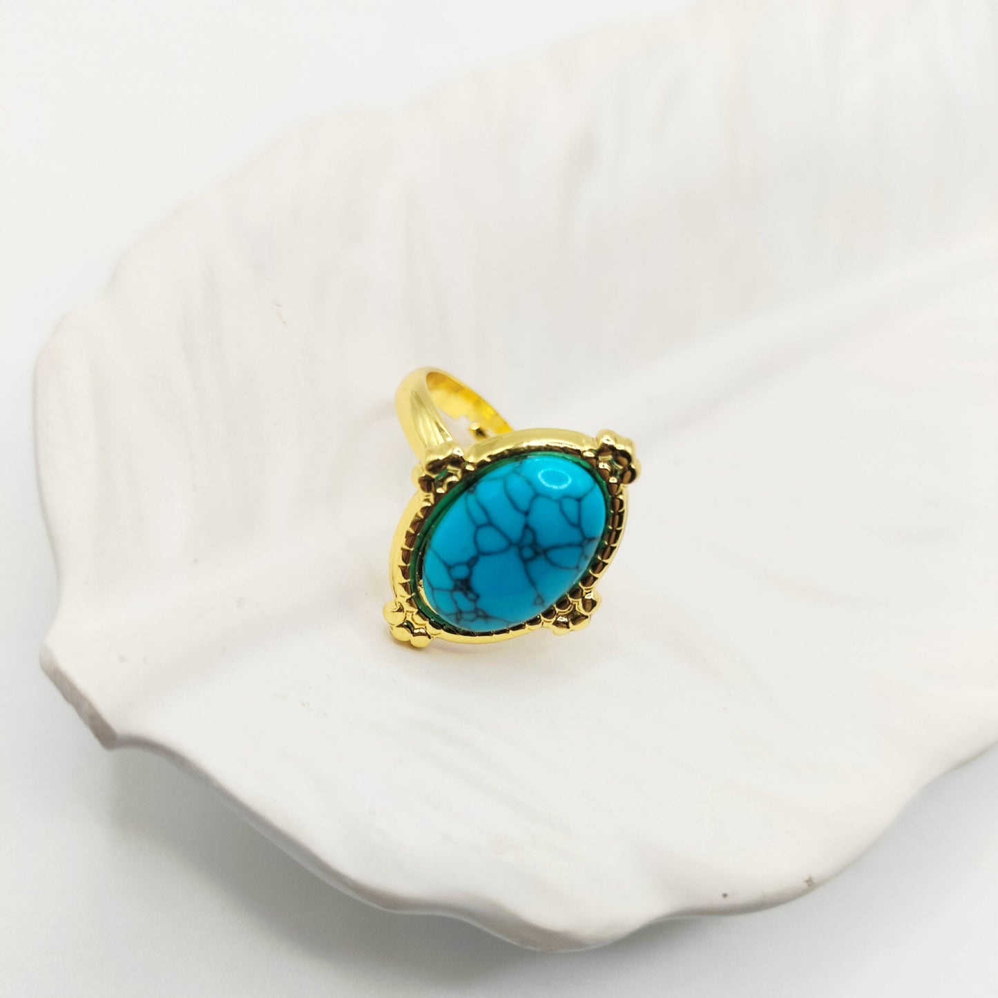Oval Stone Ring
