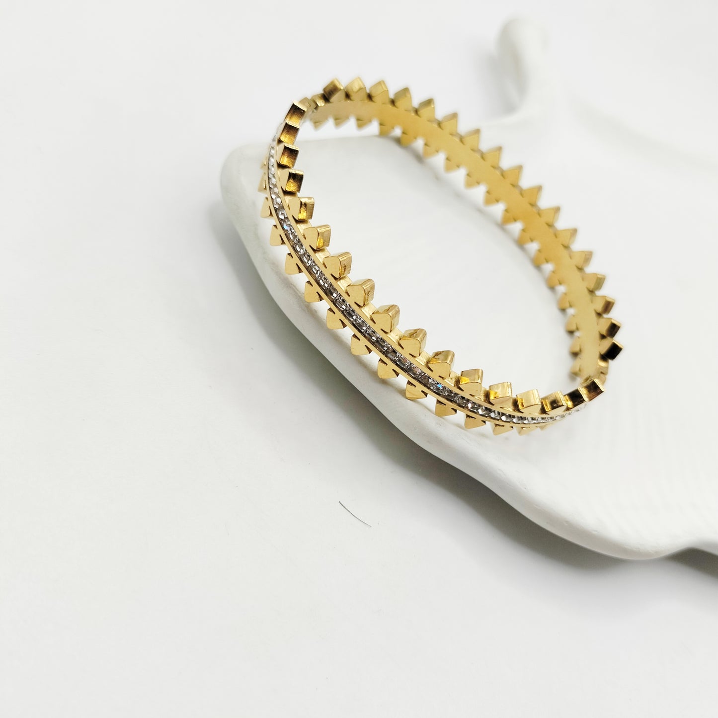 Deal Of 3 Daily Wear Stainless Steel Premium Bangles