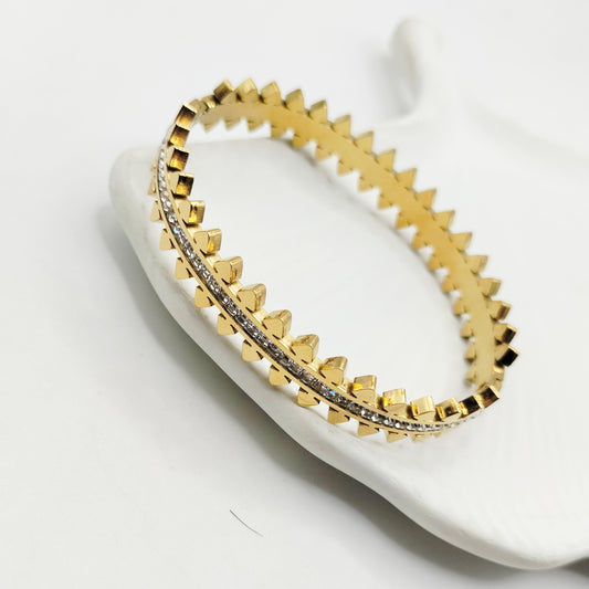 Deal Of 3 Daily Wear Stainless Steel Premium Bangles