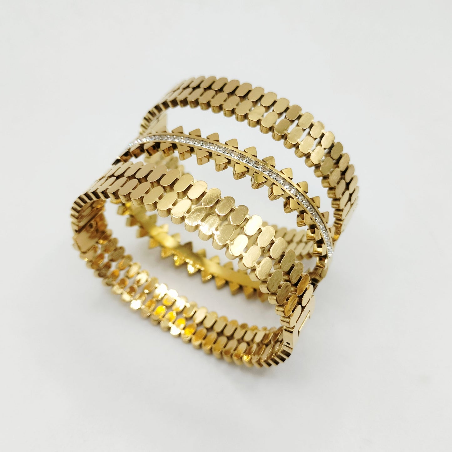 Deal Of 3 Daily Wear Stainless Steel Premium Bangles