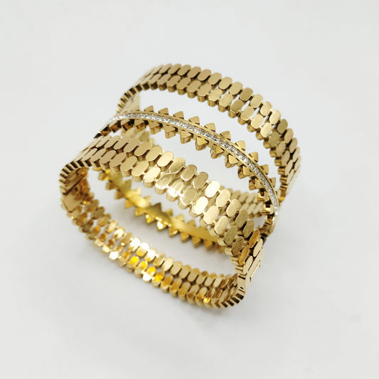 Deal Of 3 Daily Wear Stainless Steel Premium Bangles