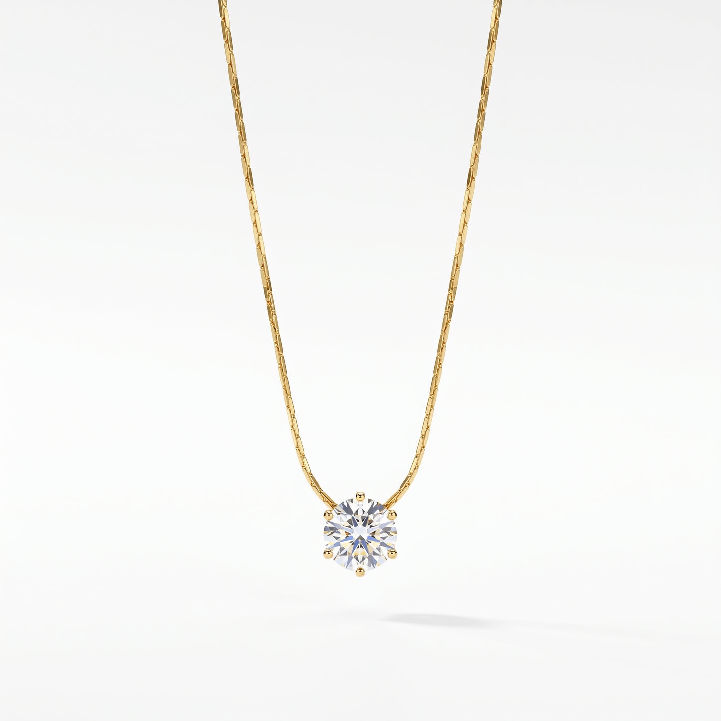 Single Diamond Necklace